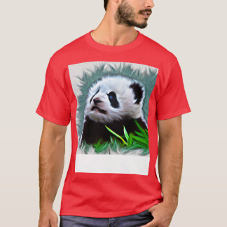Baby Panda Painting T Shirt