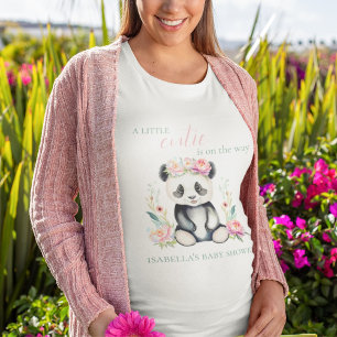Baby Panda Peonies Djungel Baby Shower T Shirt