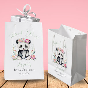 Baby Panda Peonies Jungle Baby Shower Tacksamhetsg