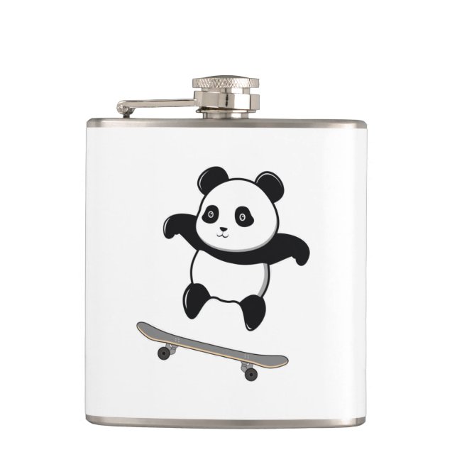 Baby Panda Skateboard Fickplunta (Framsidan)