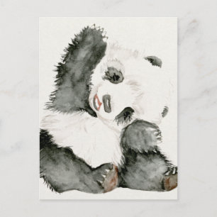 Baby Panda Styrning och Hårig Vykort