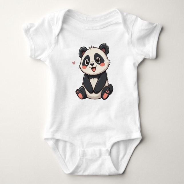 Baby Panda T-Shirt (Framsida)