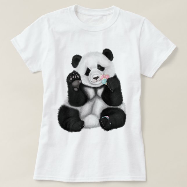 Baby panda T-Shirt (Design framsida)