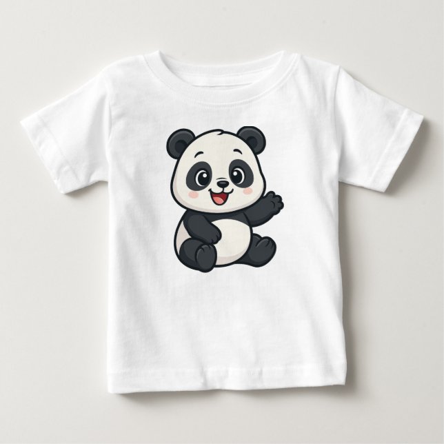 Baby Panda T Shirt (Framsida)