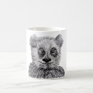 Baby Panda Teckning Mugg