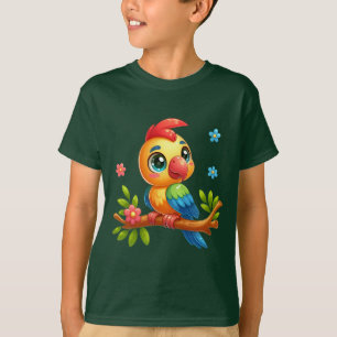Baby-papegoja - design av Maaya_P, pojkens djupa s T Shirt