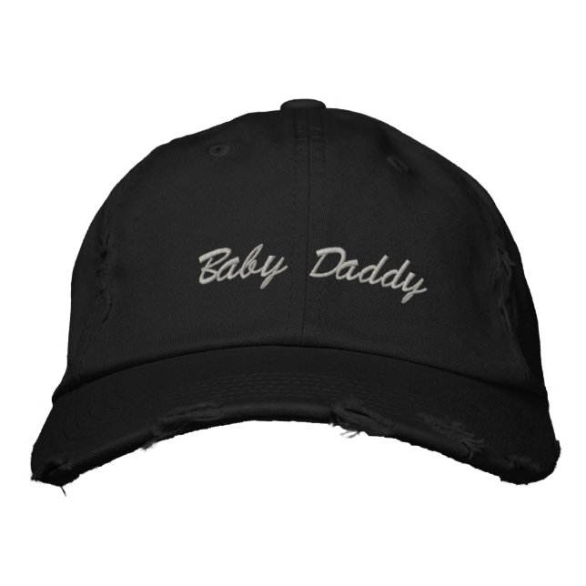 Baby pappa Embroized Cap Broderad Keps (Framsida)