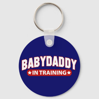 Baby pappa in Training Nyckelring