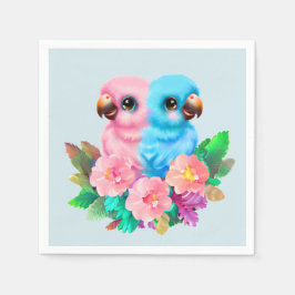 Baby Parrot-Twillingar Pappersservett