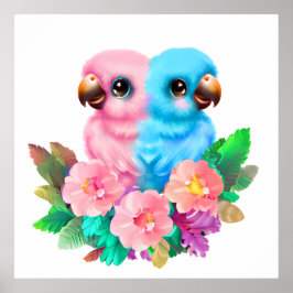 Baby Parrot-Twillingar Poster