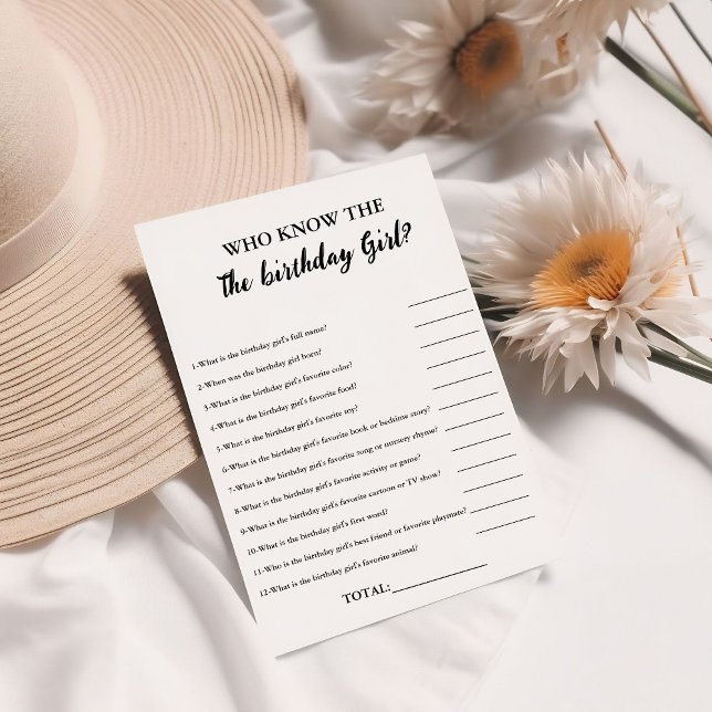 Baby Party Game Girl Birthday (Skapare uppladdad)