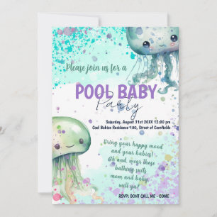 Baby party - Geléfiskar Inbjudningar