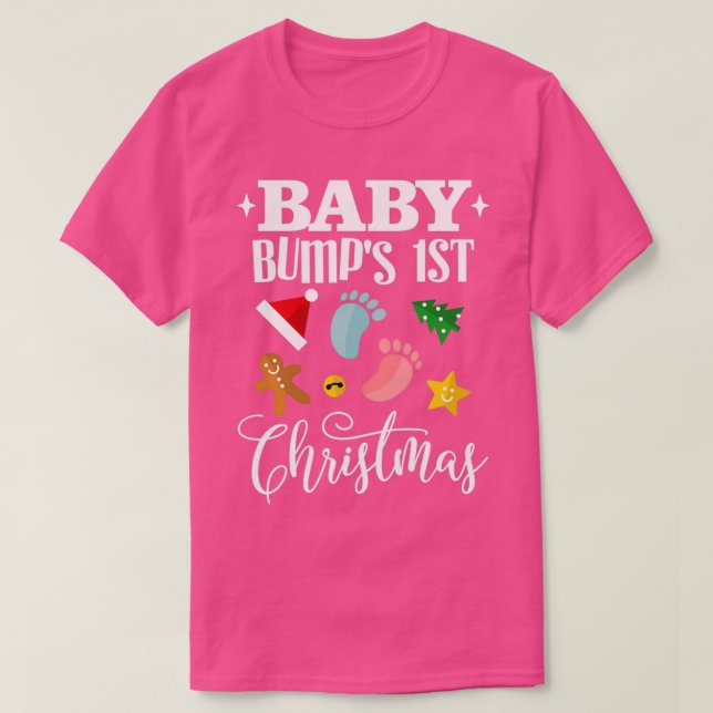 Baby-påsarna första jul Moderskap T Shirt (Design framsida)
