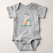 Baby Påsk Knuffa Kanin Bodysuit