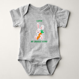 Baby Påsk Knuffa Kanin Bodysuit  T Shirt