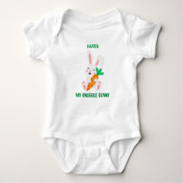 Baby Påsk Knuffa Kanin Bodysuit T Shirt