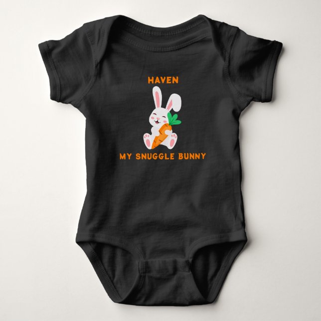 Baby Påsk Min Kudd Bunny Onesie T Shirt (Framsida)