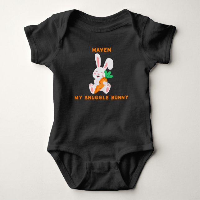Baby Påskknuff Kanin Tröja Onesie (Framsida)