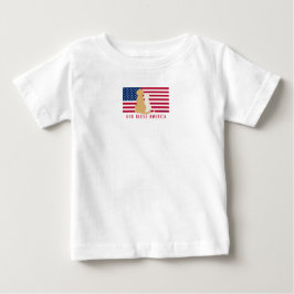 Baby patriotisk t-shirt