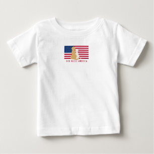 Baby patriotisk t-shirt