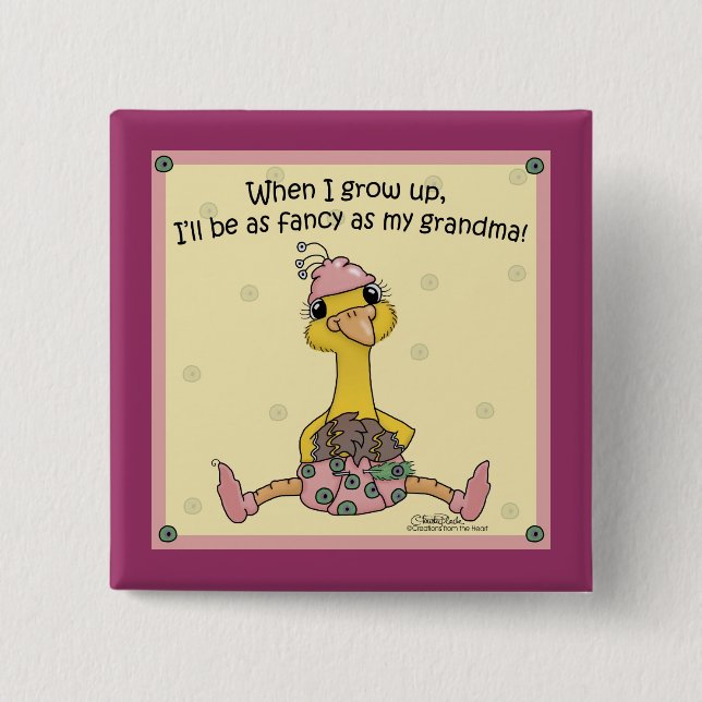 Baby Peahen Finare som Grandma Knapp (Framsida)