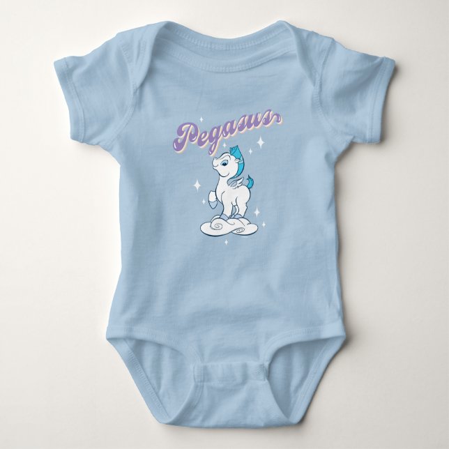 Baby Pegasus Baby Bodysuit T Shirt (Framsida)
