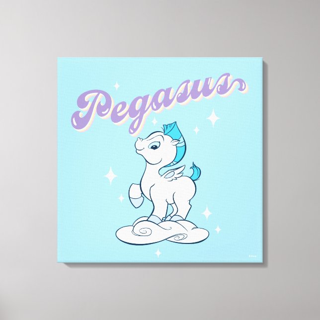 Baby Pegasus Canvas Print (Framsida)