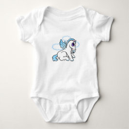 Baby Pegasus med binky - blått Tröja