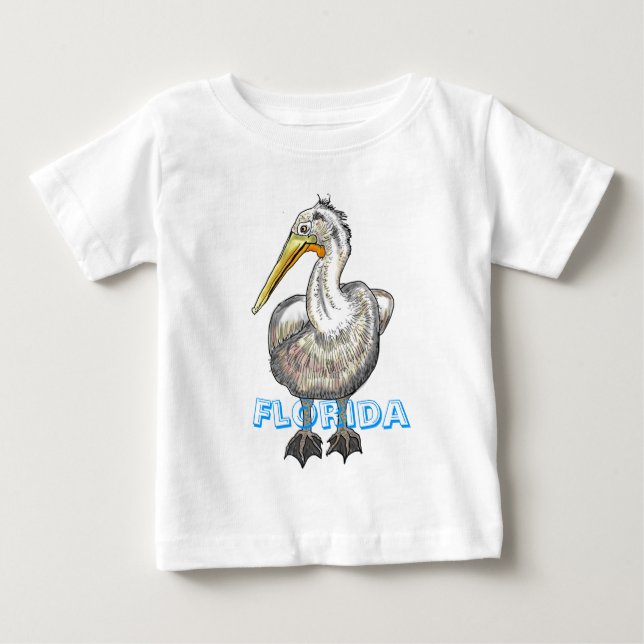 Baby Pelican Florida Shirt Tee (Framsida)