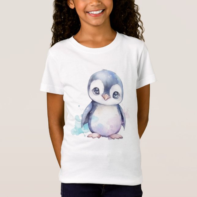 Baby Penguin Bra Jersey T-Shirt (Framsida)