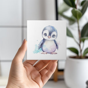 Baby Penguin Ceramic Tile Kakelplatta