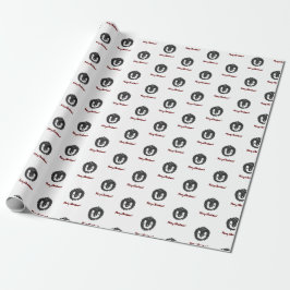 Baby Penguin God jul Wrapping Papper Presentpapper