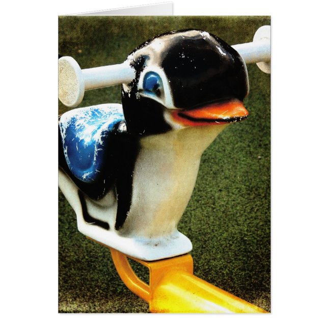 Baby Penguin Hälsningskort (Framsidan)