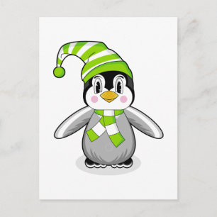 Baby Penguin-julkort Helg Vykort