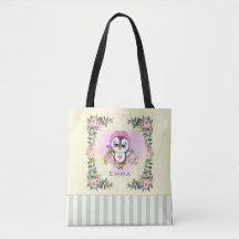 Baby Penguin Personlig Gult Tote Bag