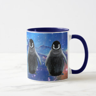 BABY PENGUIN & STARS Wildlife Supporter Coffee Mug Mugg