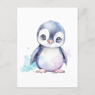 Baby Penguin-vykort Vykort