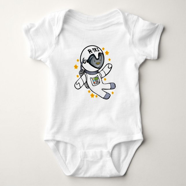Baby Penguinaut-organet kostym T Shirt (Framsida)