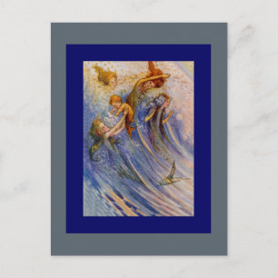 Baby Peter och Sjöjungfruarna Vykort