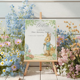 Baby Peter Rabbit Garden Välkommen Board Poster