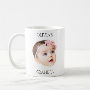 Baby Photo Baby Ansikte Gift jul fars dag Kaffemugg