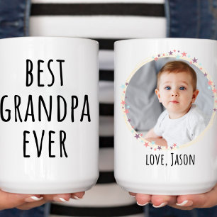 Baby Photo best Grandpa/Nana nånsin Mugg