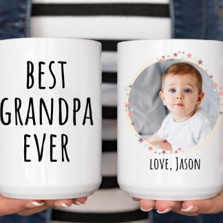 Baby Photo best Grandpa/Nana nånsin Mugg