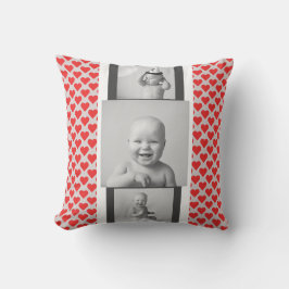 Baby Photo Collage Dekorativ kudde - Contemporary