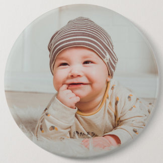 BABY PHOTO CUSTOM BIG BUTTON KNAPP