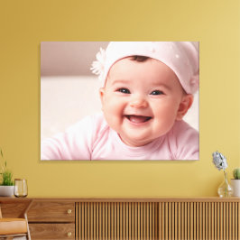 Baby Photo Kanvastryck - Personlig Nursery