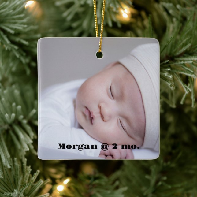 Baby Photo Keepsak Ornament (Träd)