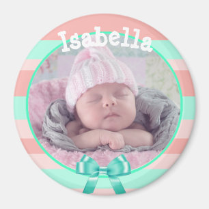 Baby Photo Magnet, Personlig med ditt Baby Magnet