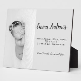 Baby Photo Namn Birth Personlig 