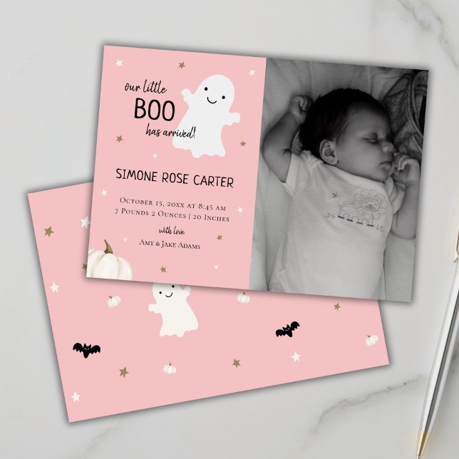 Baby Photo Newborn Fall Birth Notice Meddelande (Skapare uppladdad)